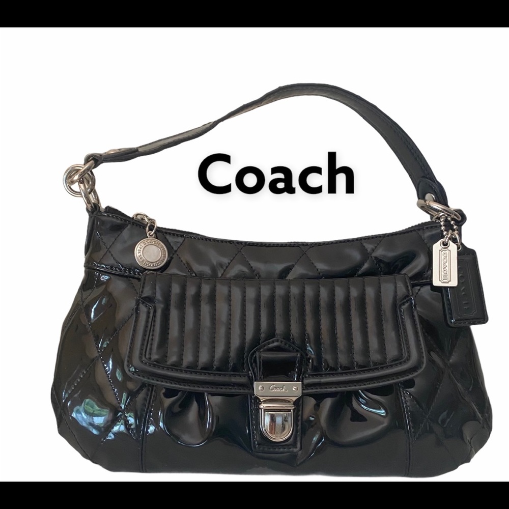 Coach Poppy Quilted Leather Purse.